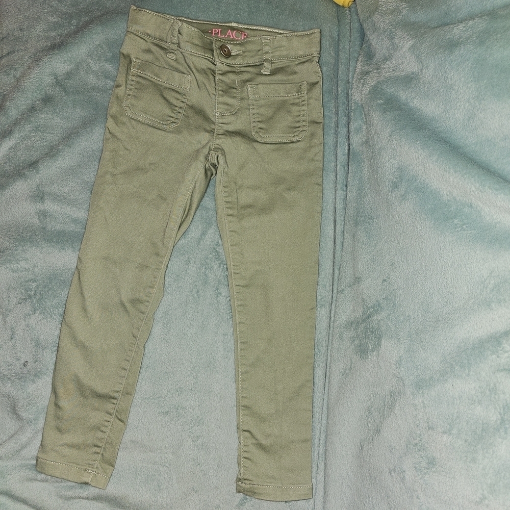 Place Women's Green Jeggings